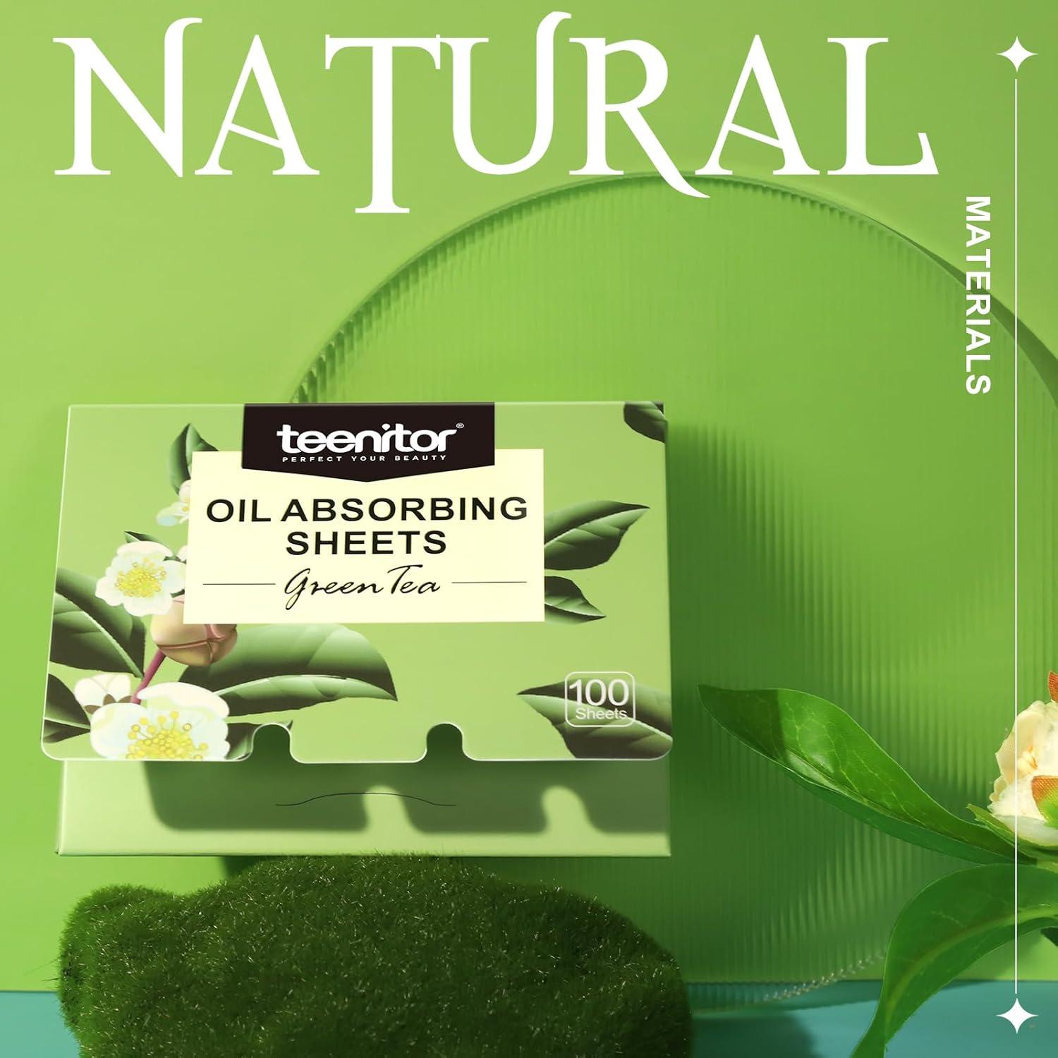 Hojas Absorbentes de Aceite Teenitor 100 Unidades 10x7 cm