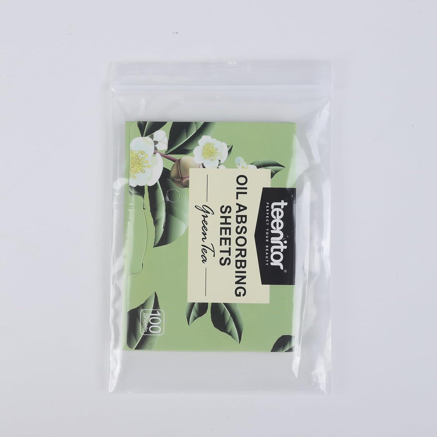 Hojas Absorbentes de Aceite Teenitor 100 Unidades 10x7 cm