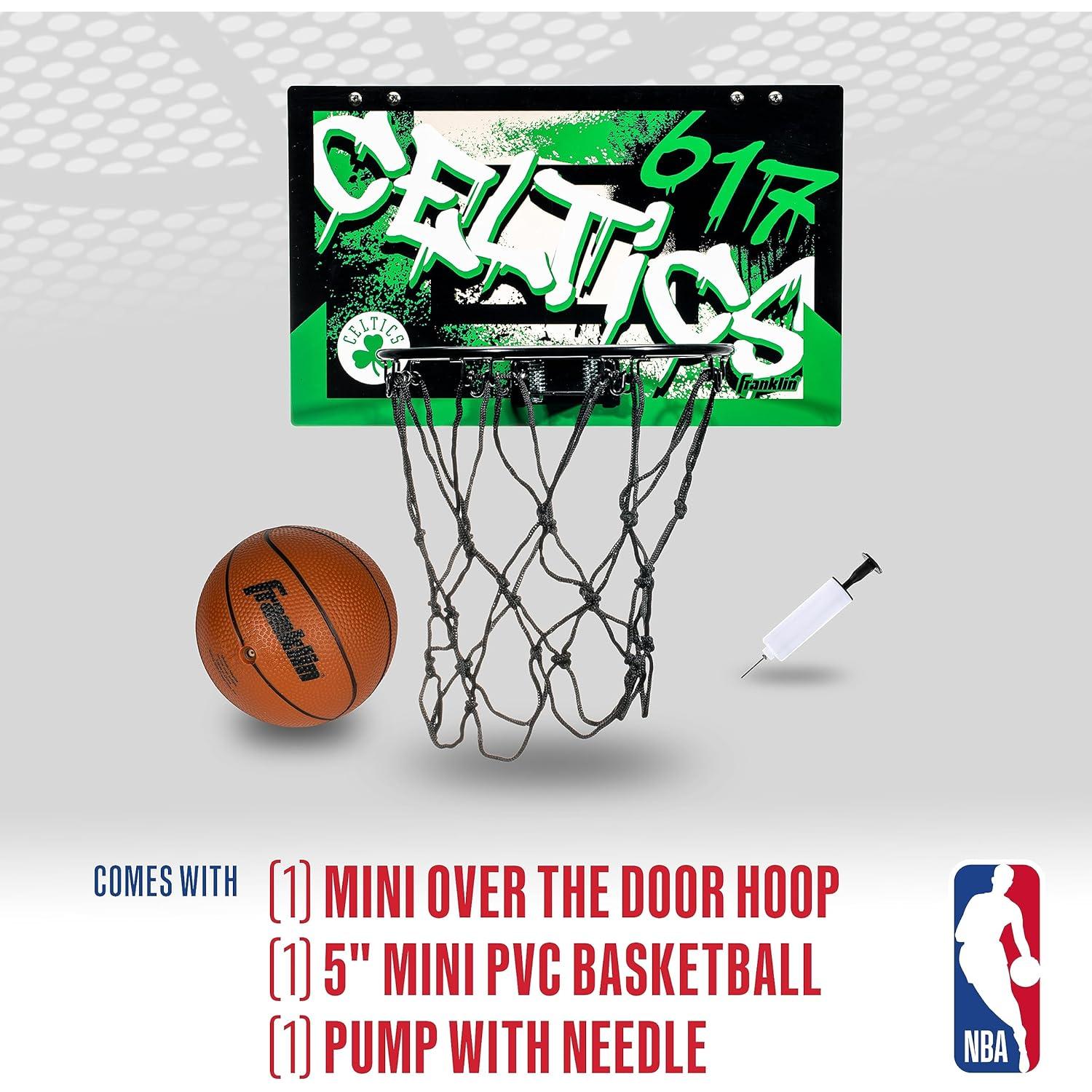 Aro de Baloncesto Franklin Sports NBA Boston Celtics Mini