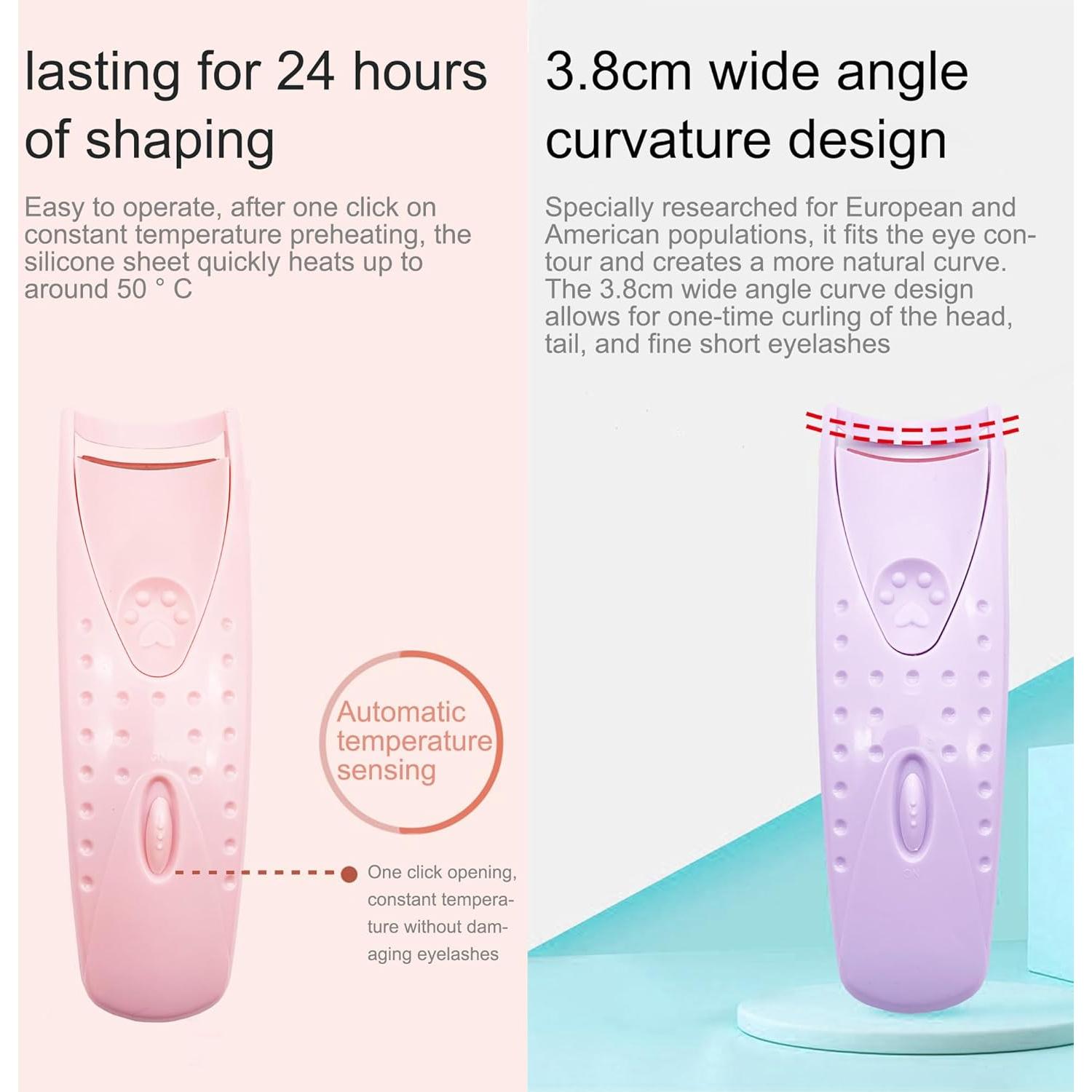 Rizador de Pestañas Eléctrico YASNAI YZDJ-Q Calor 50°C