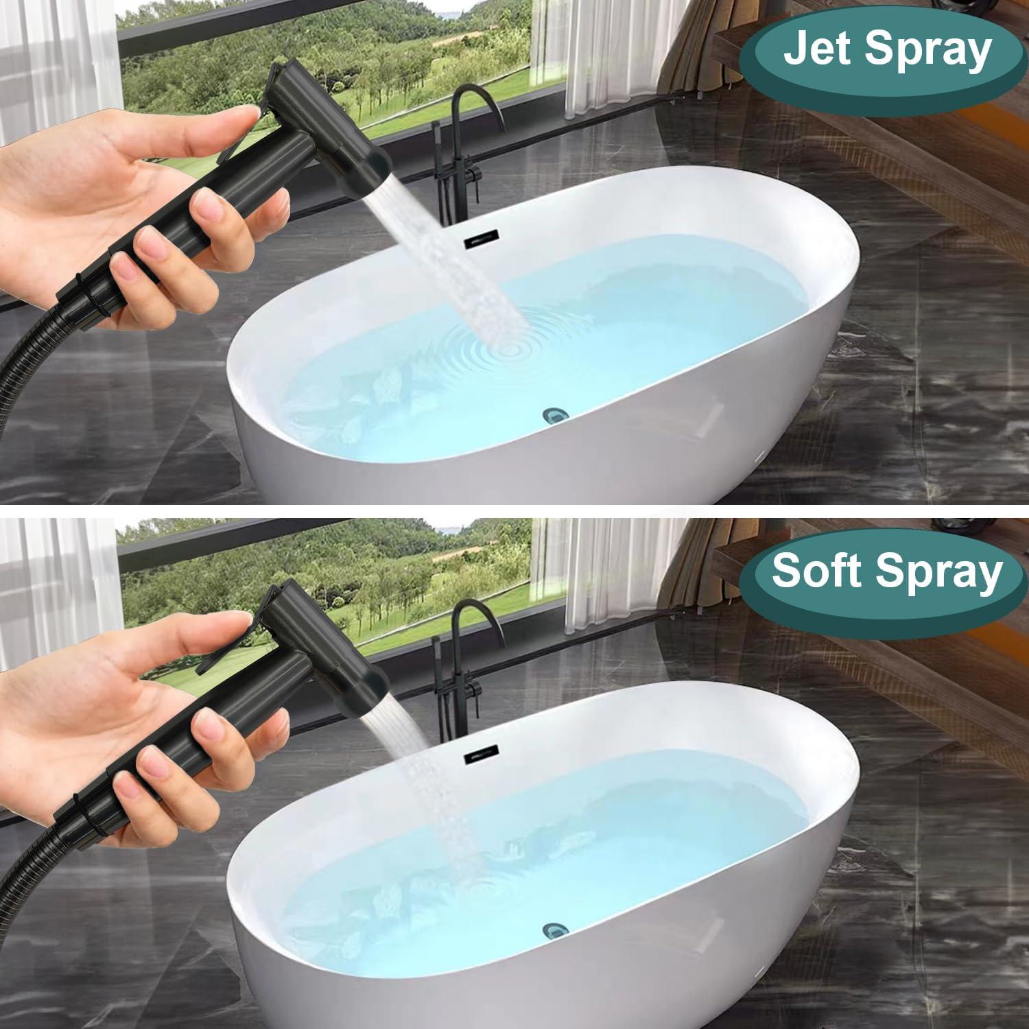 Rociador de Bidet de Mano Pugrwei Acero Inoxidable 119cm