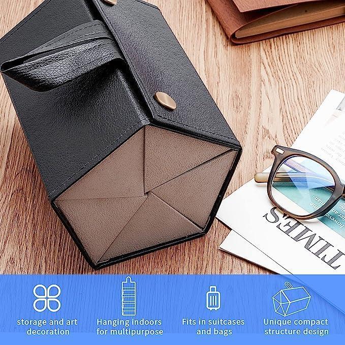 Estuche Organizador de Gafas de Sol Viaje Negro Premium