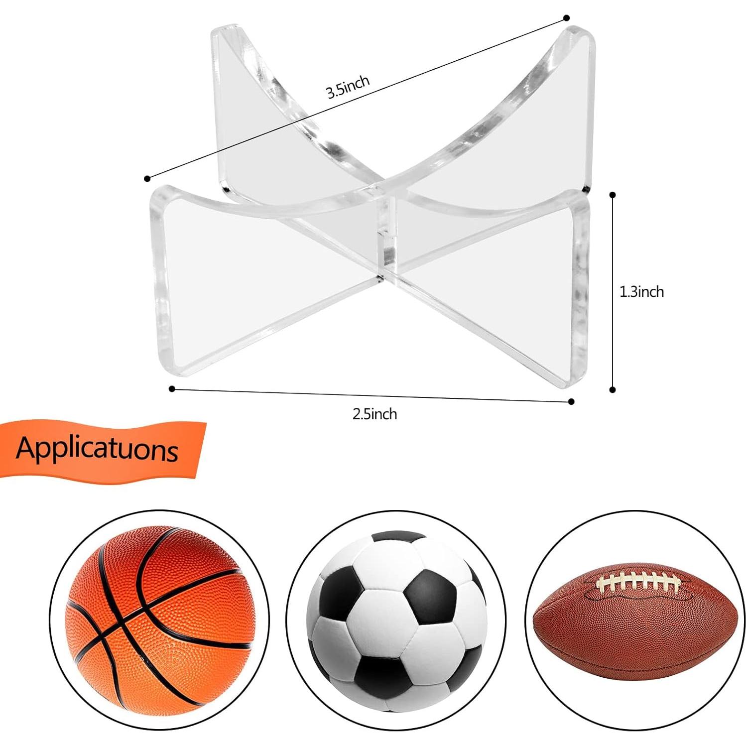 Soporte Acrílico para Balones Evron 9x3.3 cm Multifuncional