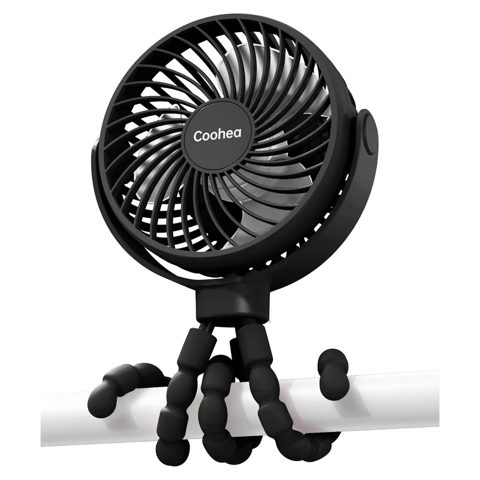 Ventilador Portátil Coohea KW21 Recargable 4000mAh 3 Velocidades