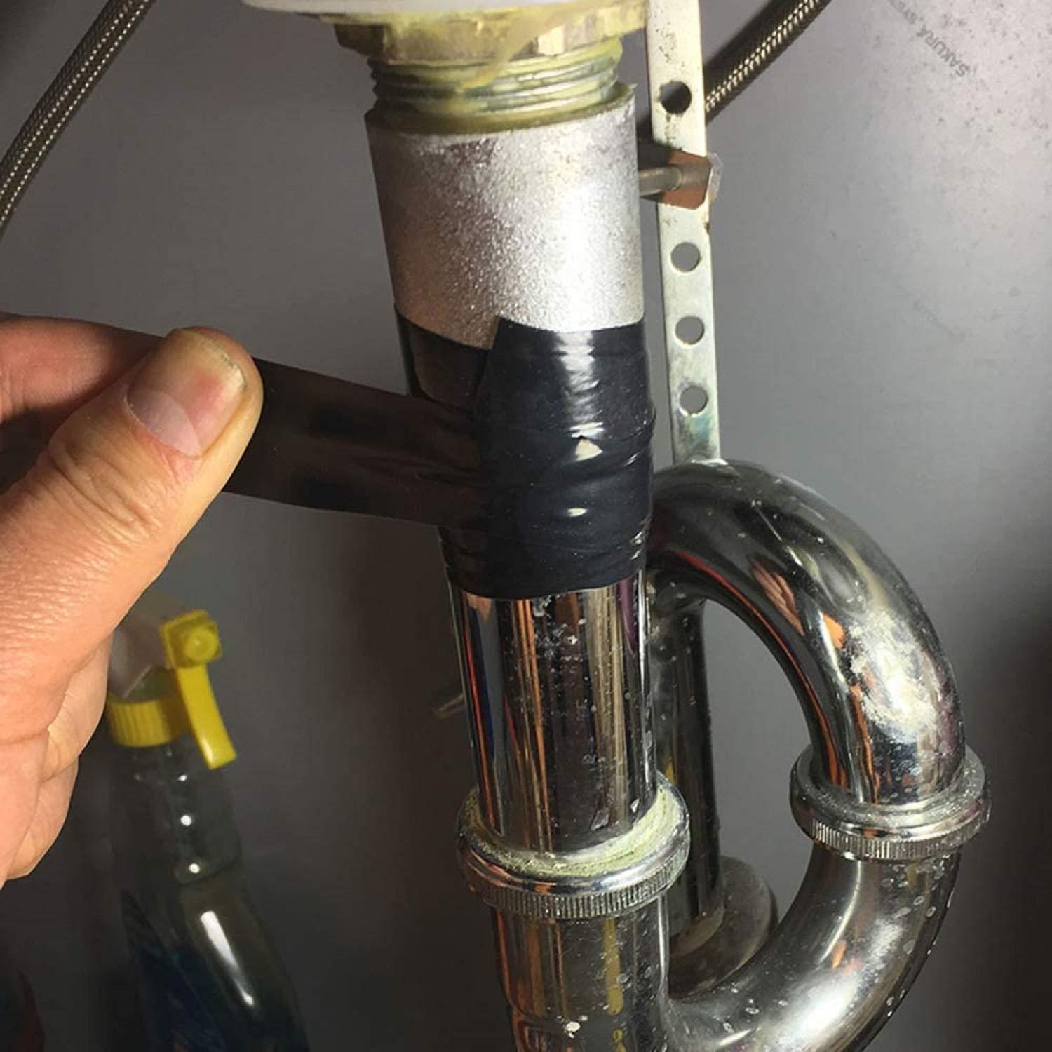 Cinta de Silicona Autoadhesiva Negra 2.54cm x 3.05m 0.5mm