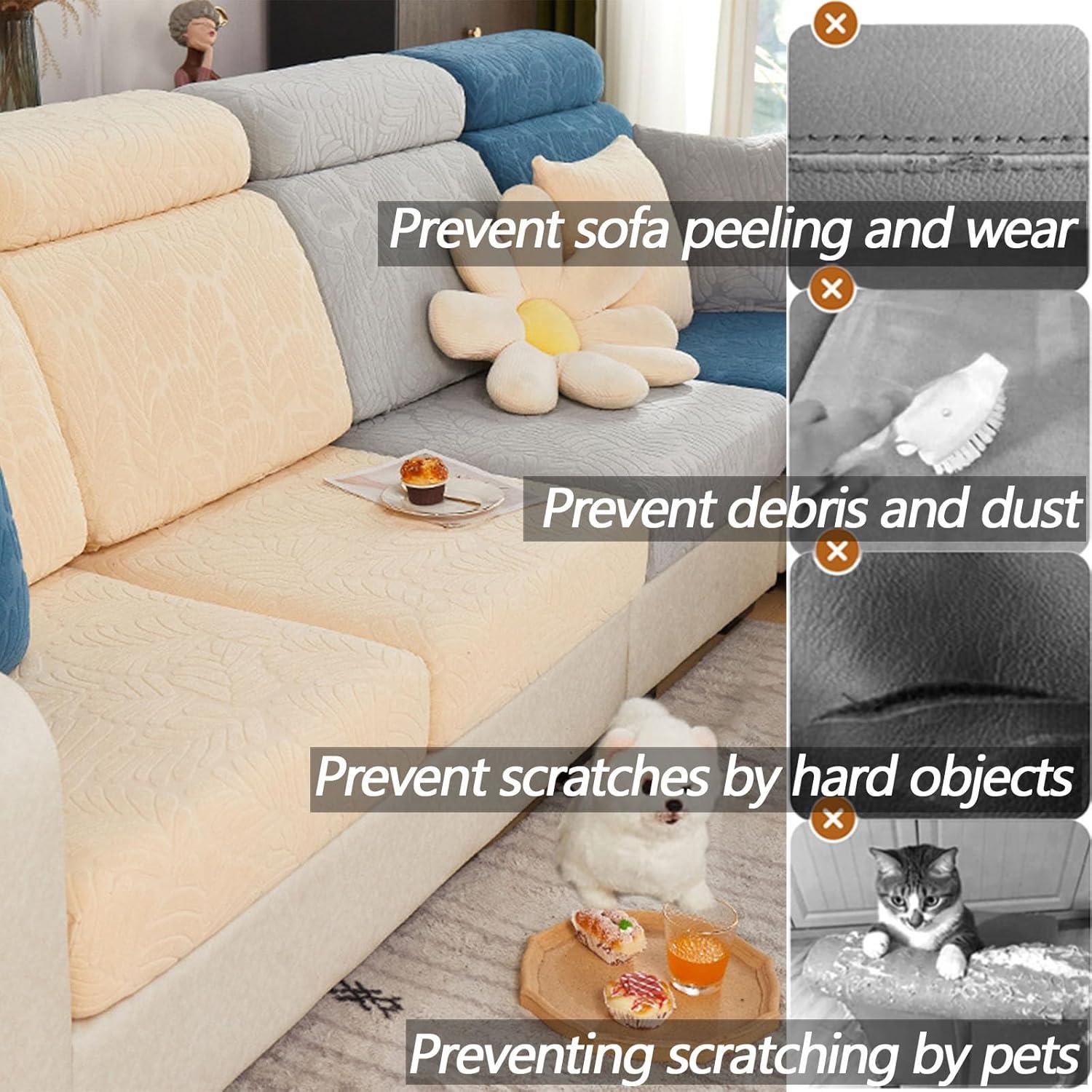 Funda de Sofá Universal VFUX Azul Grande para Tres Asientos