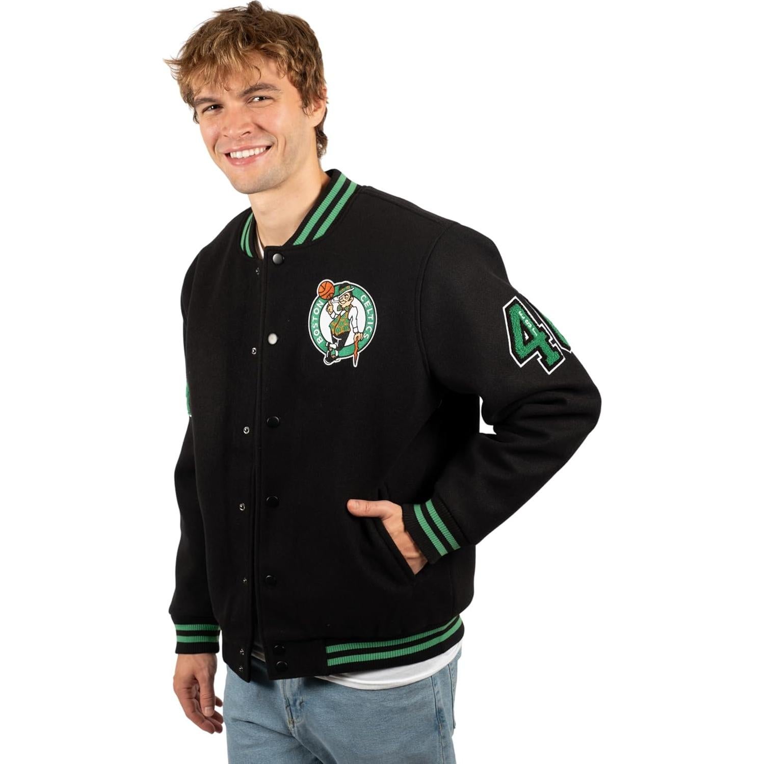 Chaqueta Varsity NBA Ultra Game Hombre Mediana Boston Celtics