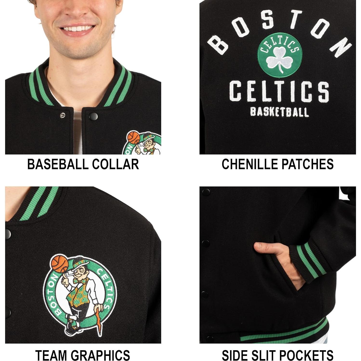 Chaqueta Varsity NBA Ultra Game Hombre Mediana Boston Celtics