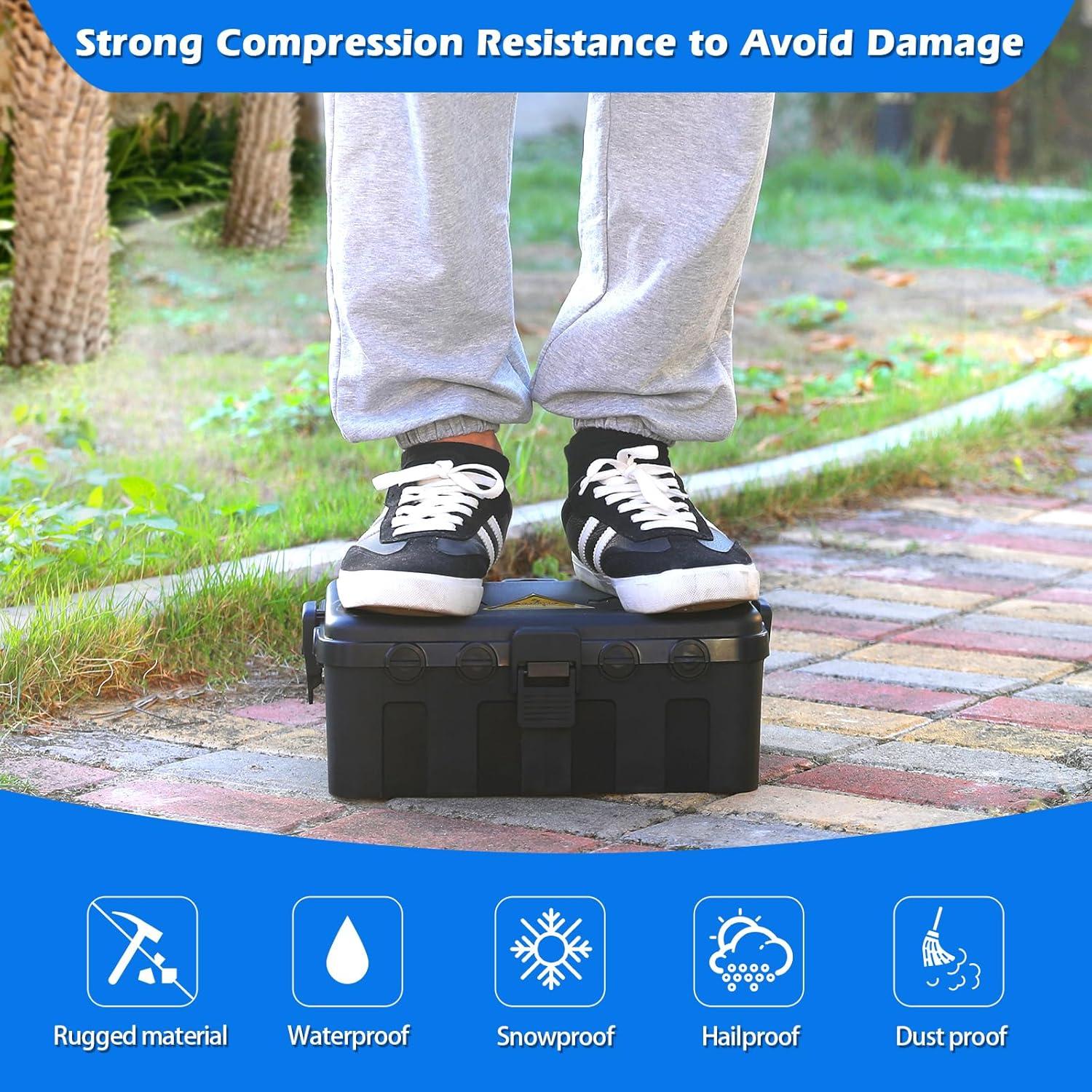 Caja Eléctrica Exterior Hrensaw IP54 Grande 33x22x12.7 cm