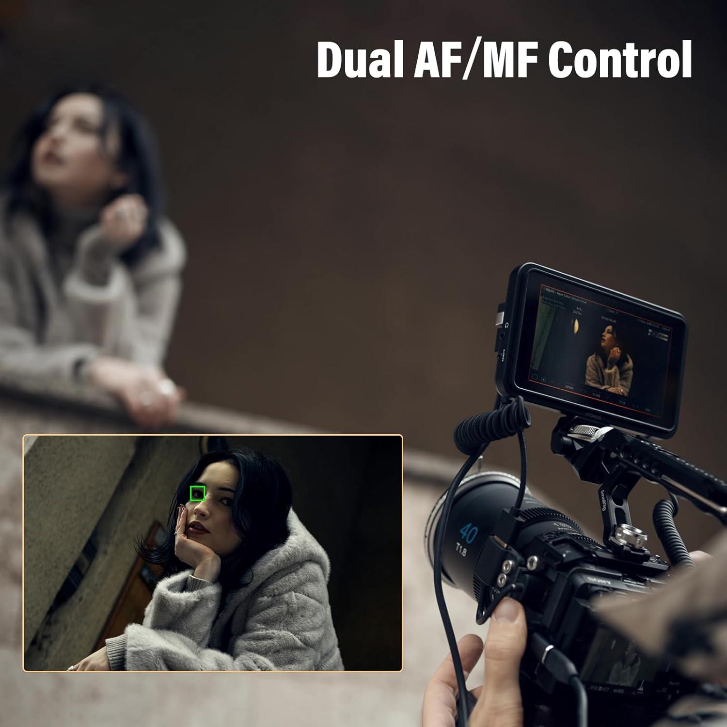 Lente Anamórfico SIRUI 40mm T1.8 Autofocus M4/3 Destello Azul