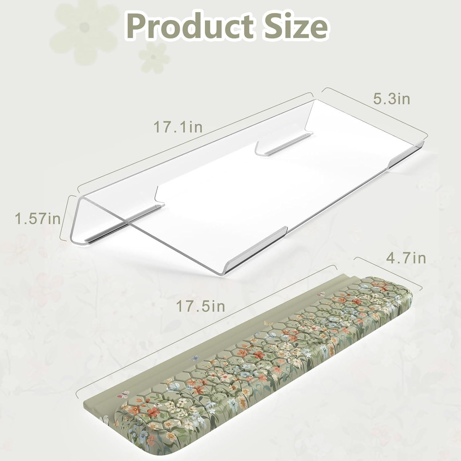 Almohadilla Ergonómica HAOCOO para Muñeca y Soporte de Teclado