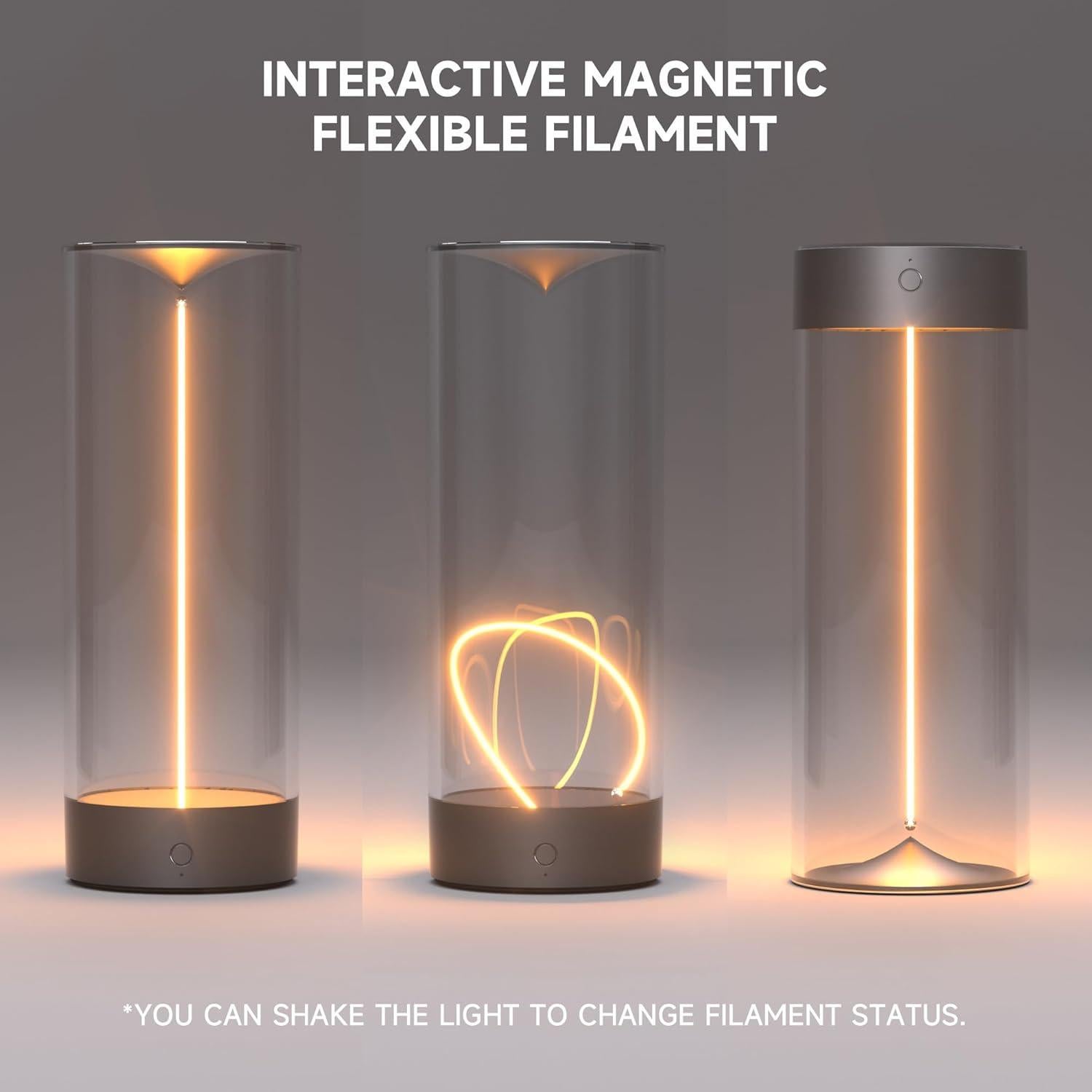 Lámpara de Escritorio AUGE LIGHT LED Recargable Gris