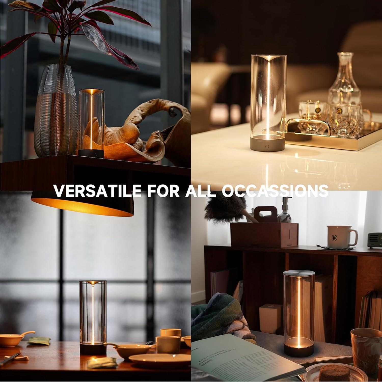 Lámpara de Escritorio AUGE LIGHT LED Recargable Gris