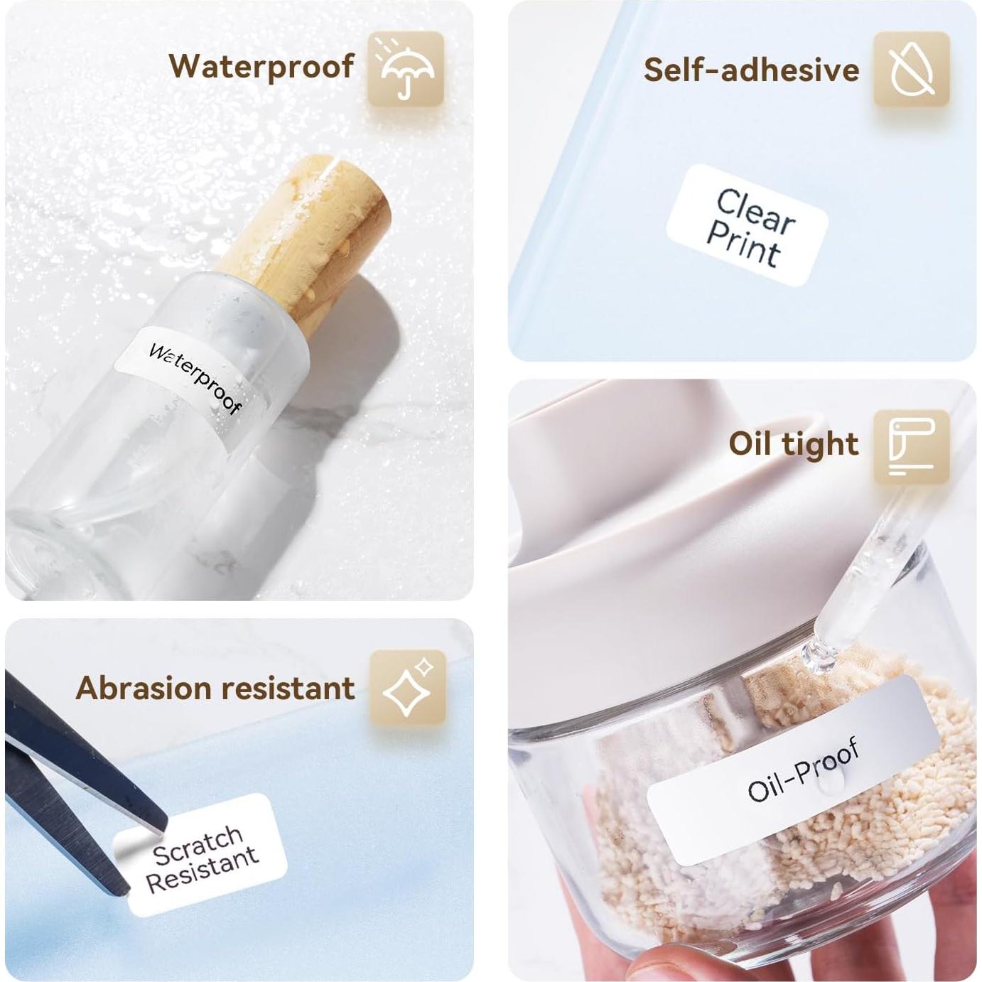 Etiquetas Adhesivas NIIMBOT D11 Papel Térmico 14x60mm 3 Rollos