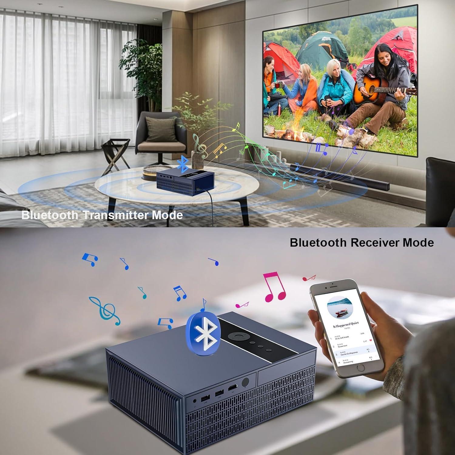 Proyector Inteligente XNANO X6ATV Full HD 1080P WiFi 6 Bluetooth