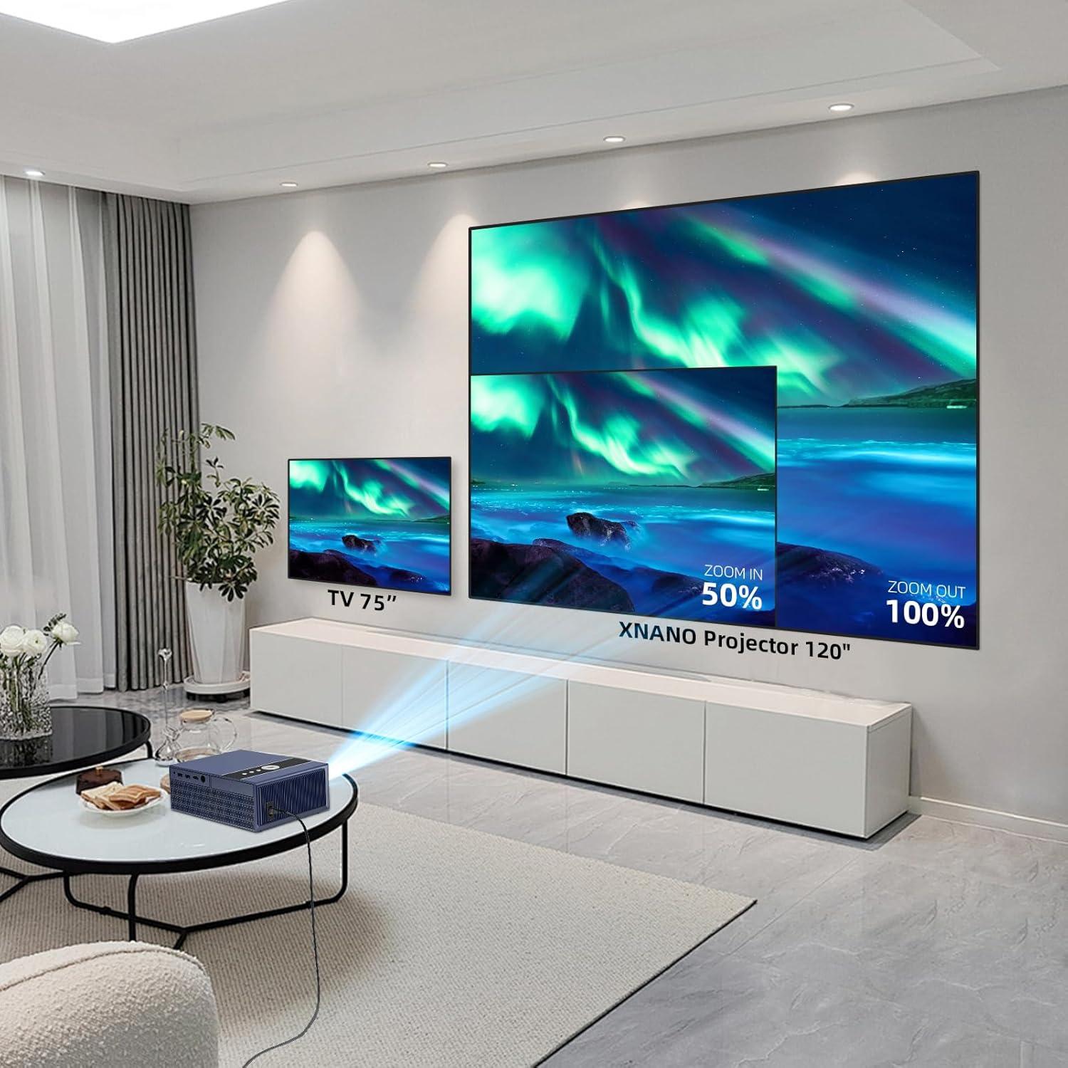 Proyector Inteligente XNANO X6ATV Full HD 1080P WiFi 6 Bluetooth