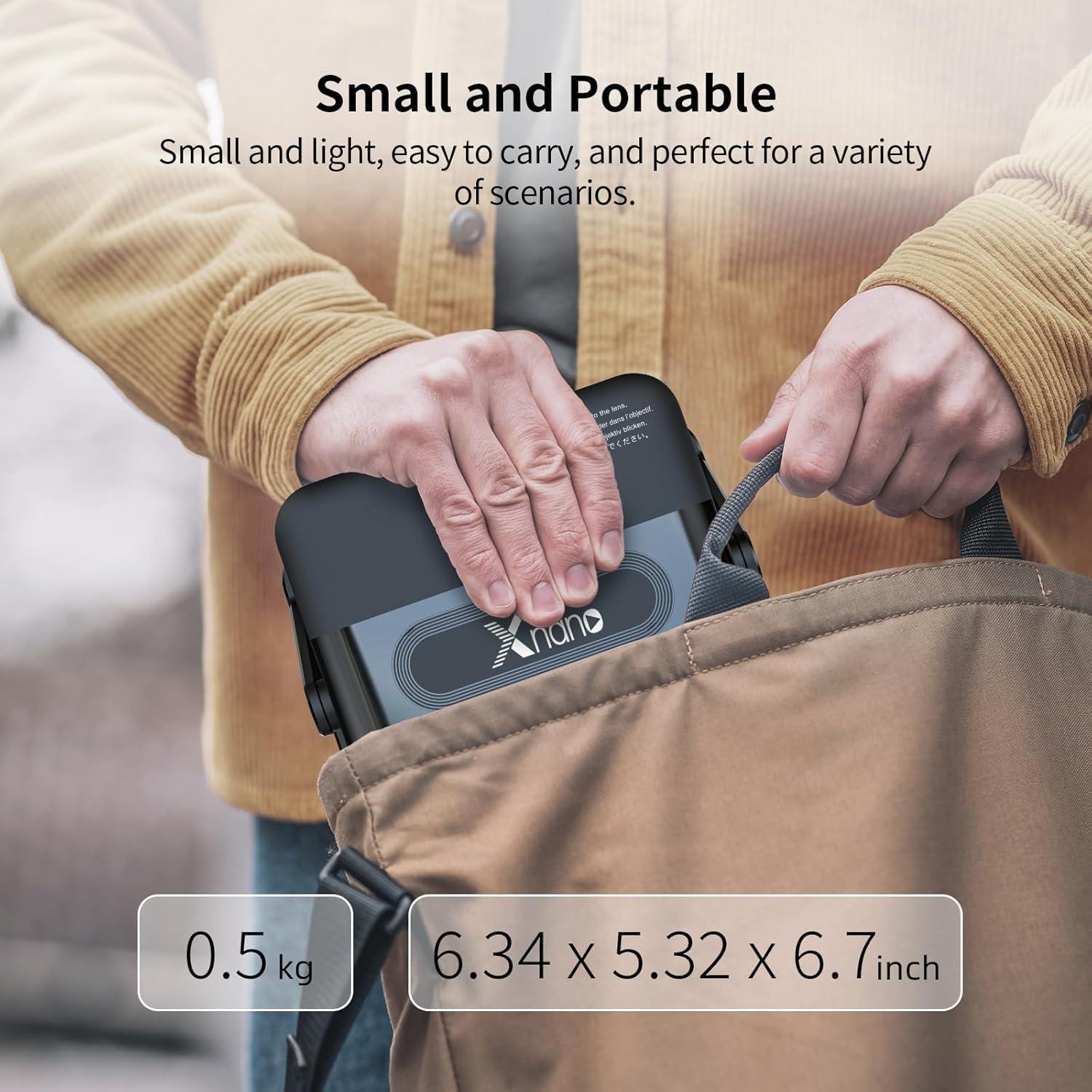 Mini Proyector XNANO HY3000 4K WiFi 6 Bluetooth 5.0 Portátil