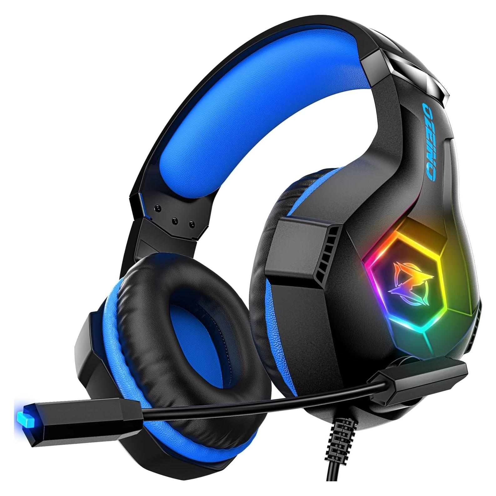 Auriculares Gaming Ozeino ZW1 con Sonido Surround 7.1 y RGB