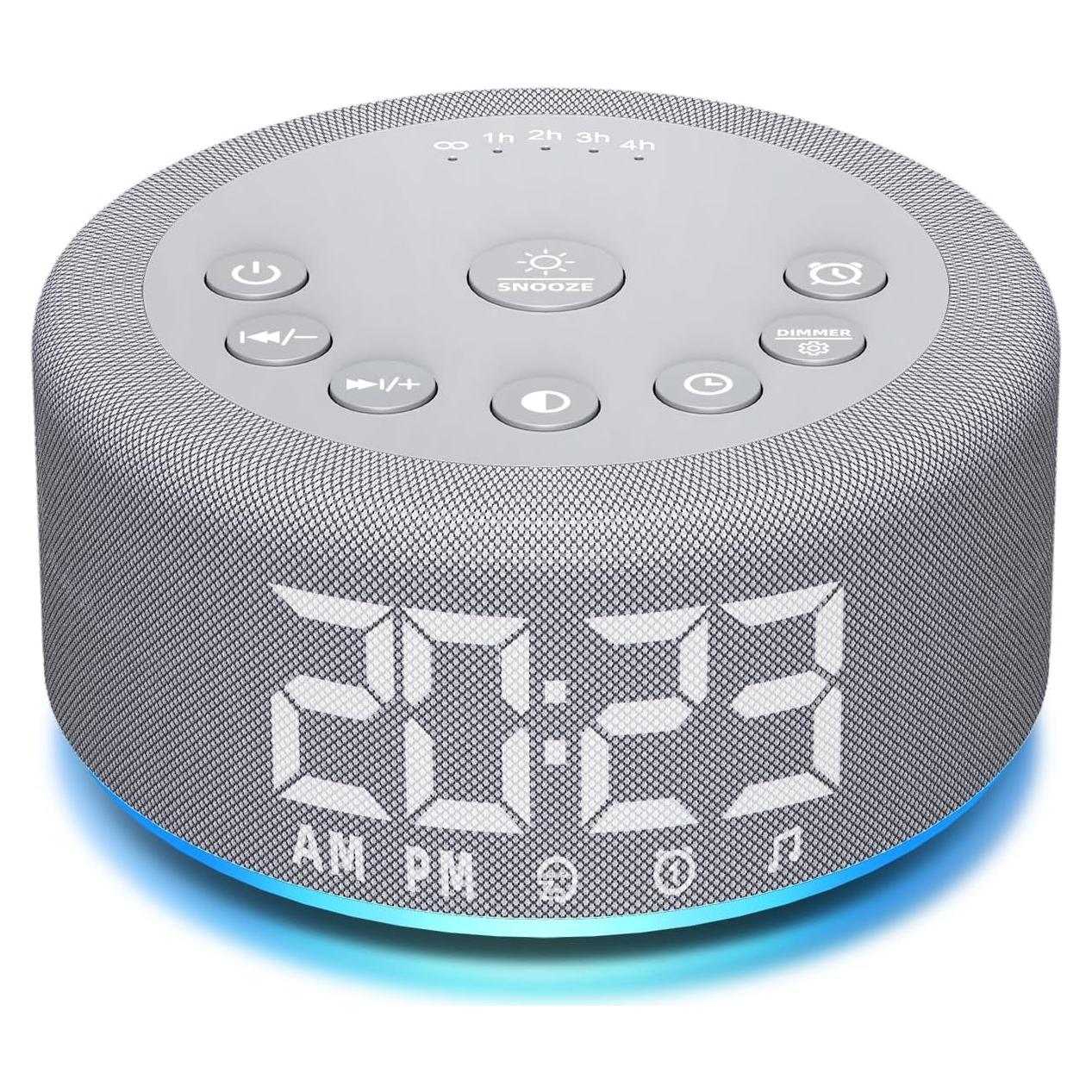 Reloj Despertador Hushing 3 en 1 con Luz Nocturna y Sonidos