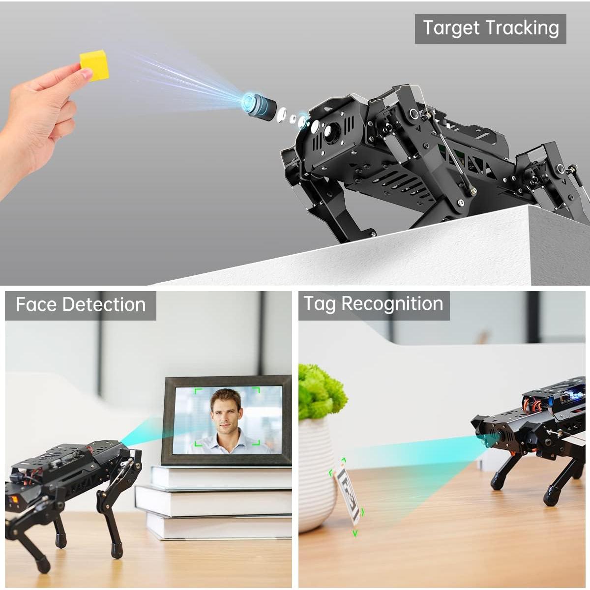 Robot Cuadrúpedo HIWONDER PuppyPi Avanzado con AI y ROS