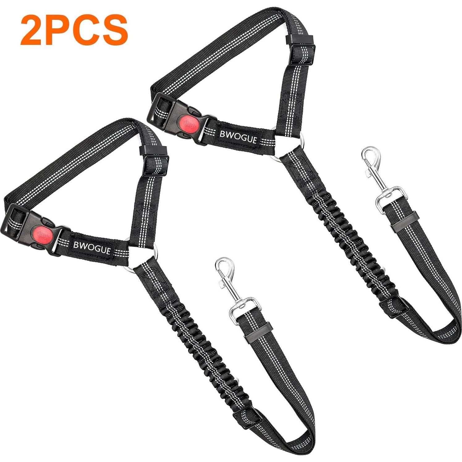 Correa de Seguridad para Perros y Gatos BWOGUE Ajustable 48-80 cm