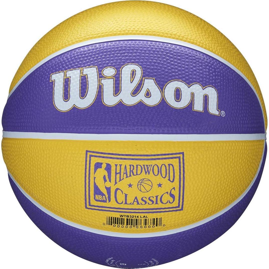 Balón Mini Baloncesto Wilson NBA Retro Lakers 55.88 cm