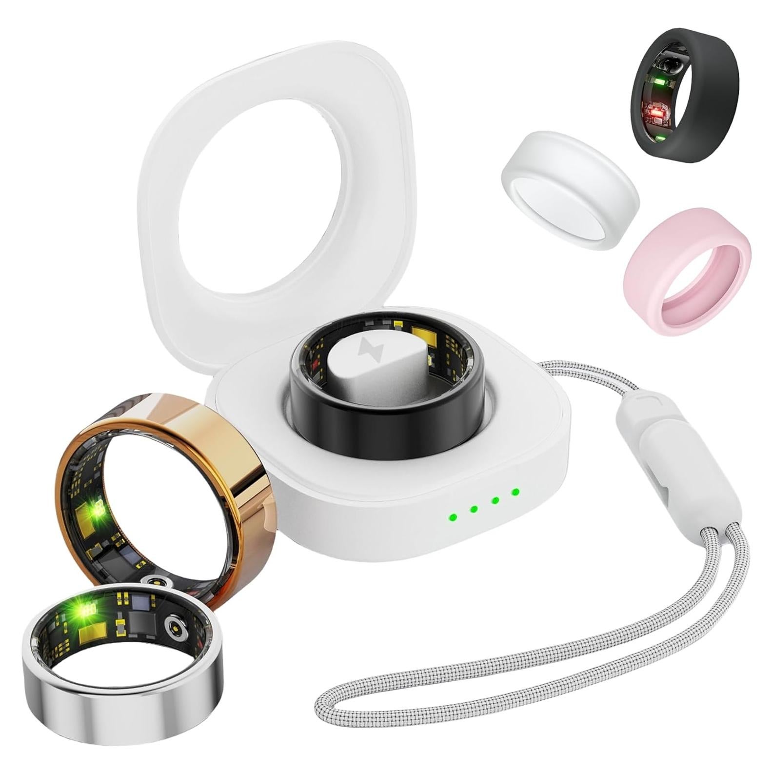 Anillo Inteligente UniJethro Negro 6# - Seguimiento Salud y Fitness