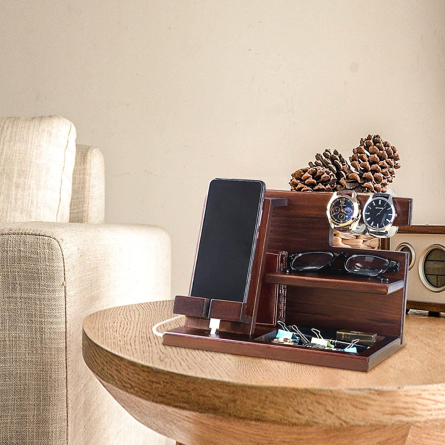 Estación de Acoplamiento de Madera Awofer Personalizada 15x25cm