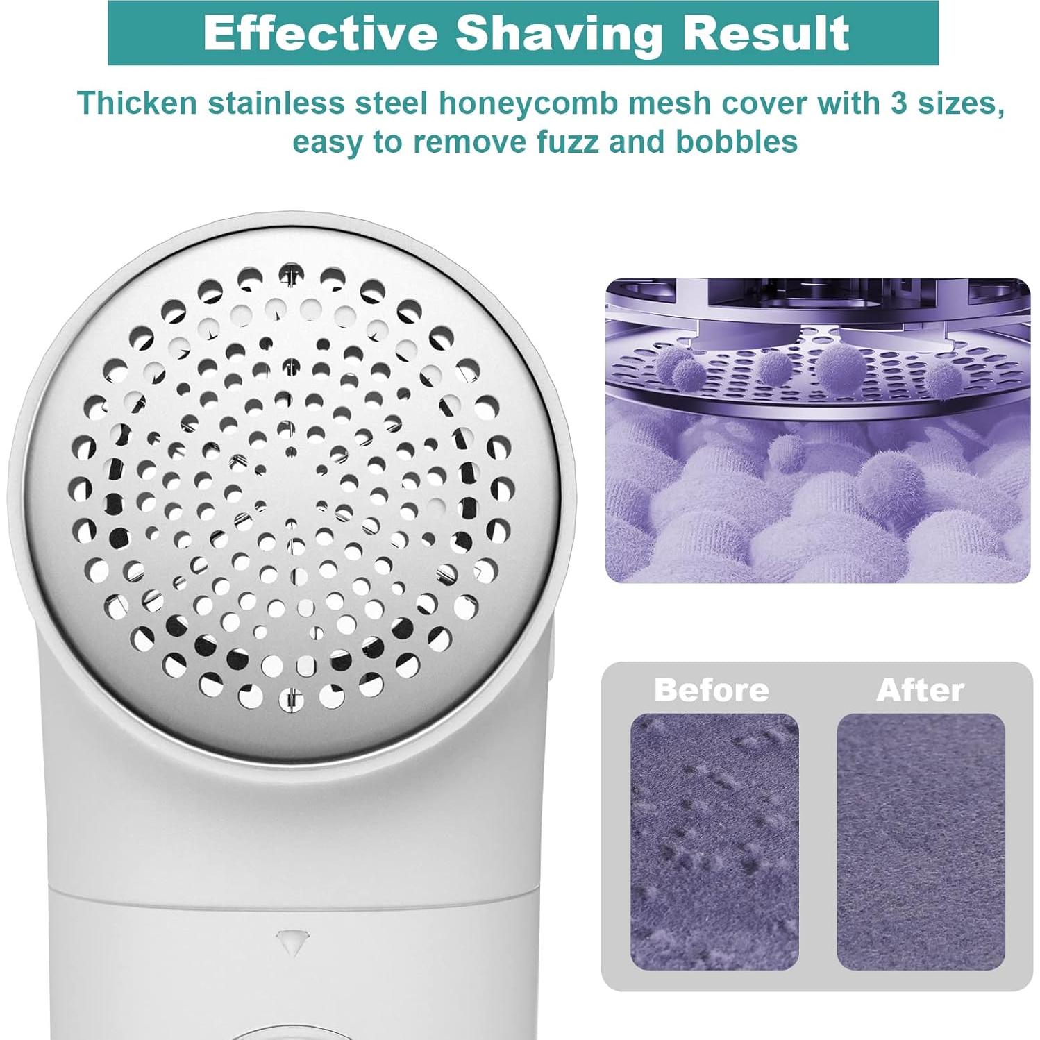 Raspador de Tela Eléctrico Garstor Lq228 Recargable USB Beige