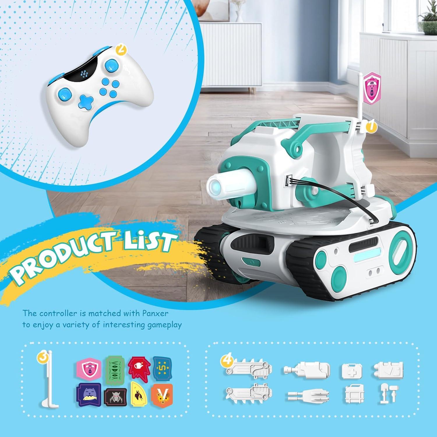 Tanque de Batalla RC Panxer para Robot Eilik - Azul/Rosa