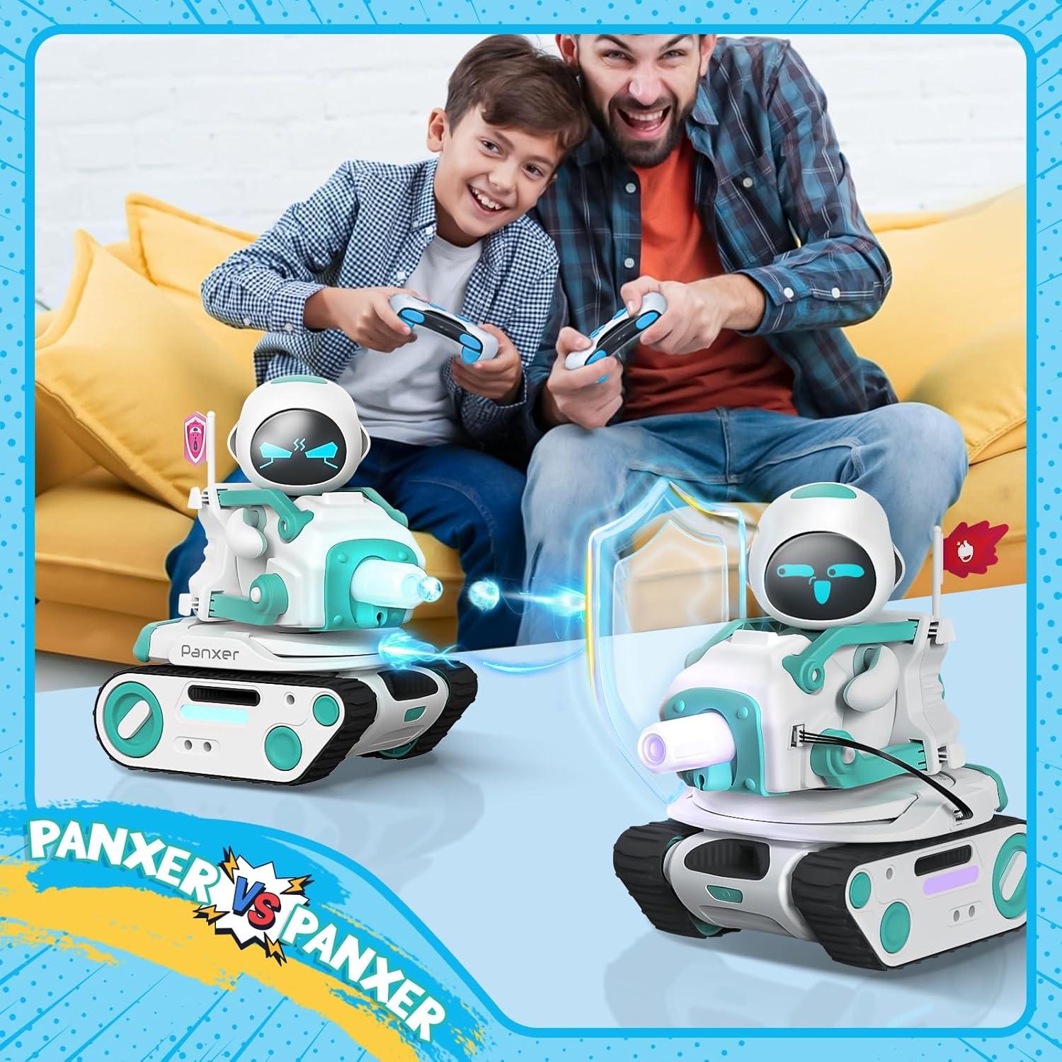 Tanque de Batalla RC Panxer para Robot Eilik - Azul/Rosa