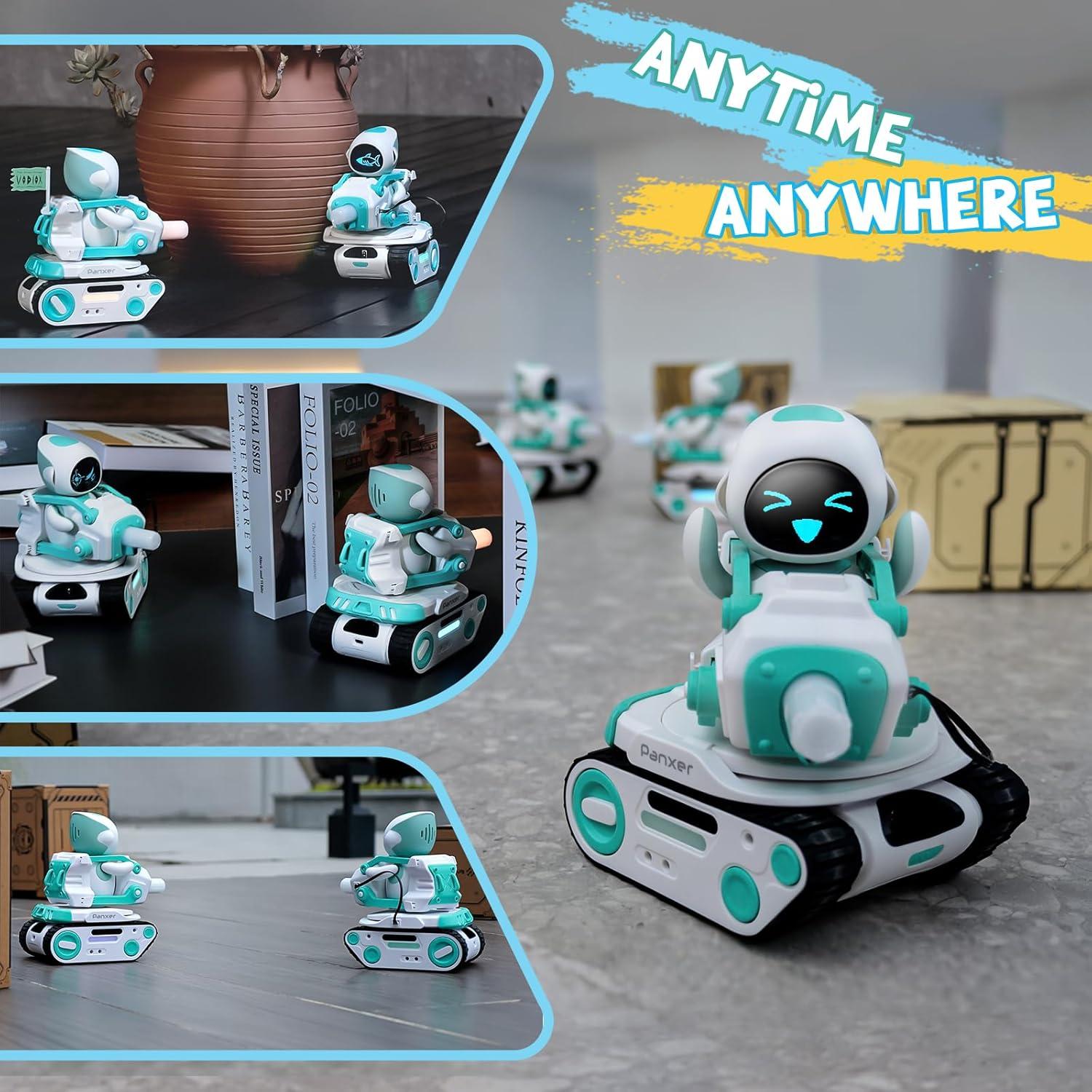 Tanque de Batalla RC Panxer para Robot Eilik - Azul/Rosa