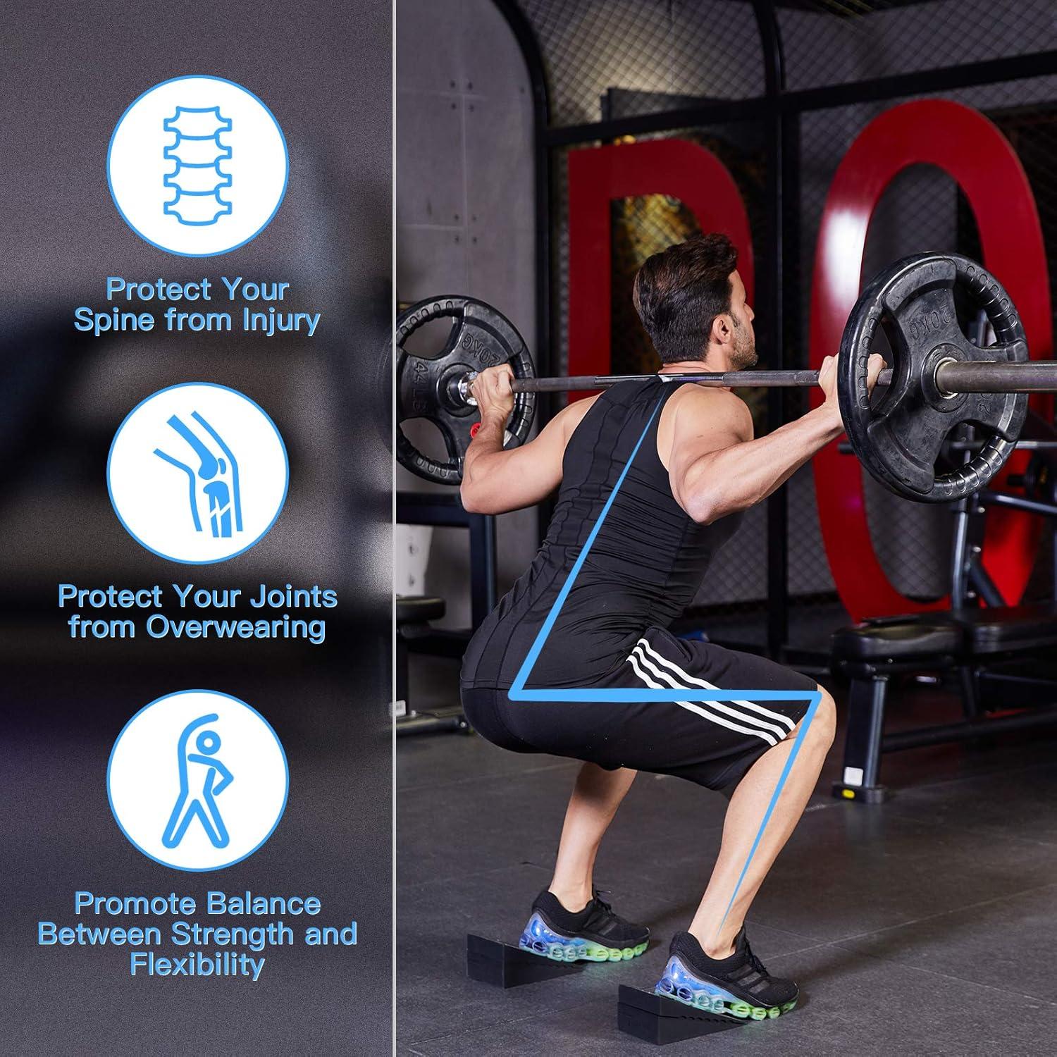 Cuña de Sentadilla Ajustable HarderWill - Goma Antideslizante