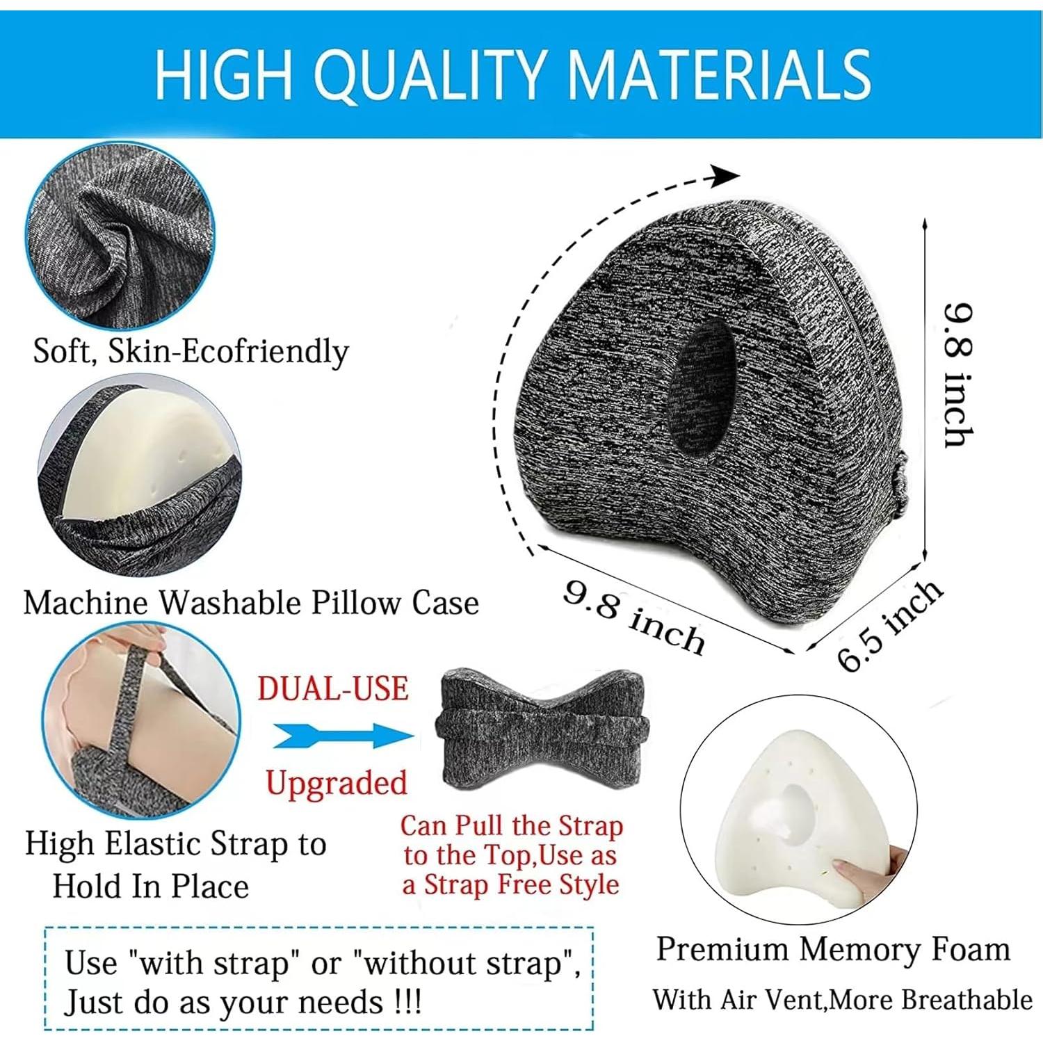 Almohada para Piernas Vertdens de Espuma Viscoelástica 25x22cm