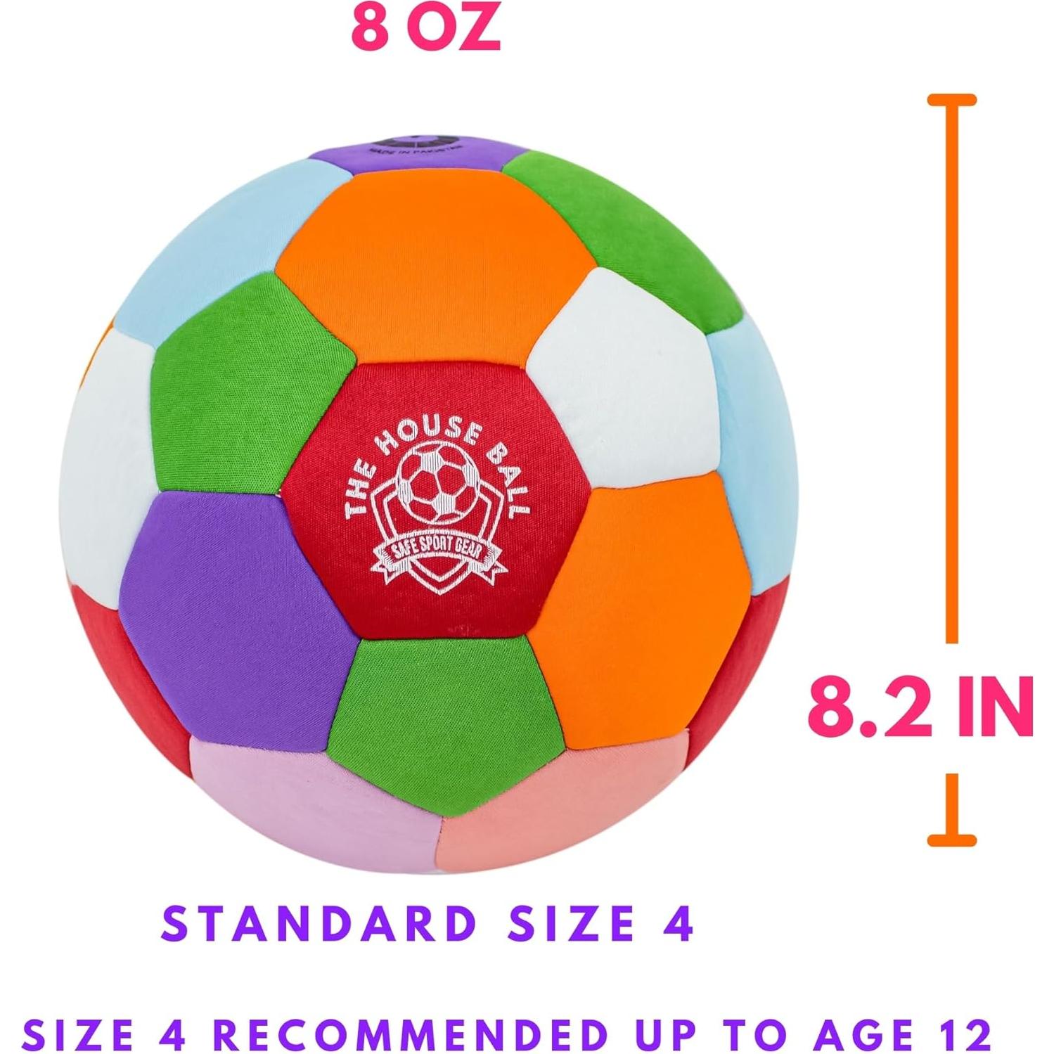 Pelota de Fútbol Suave Safe Sport Gear Tamaño 4 Interior