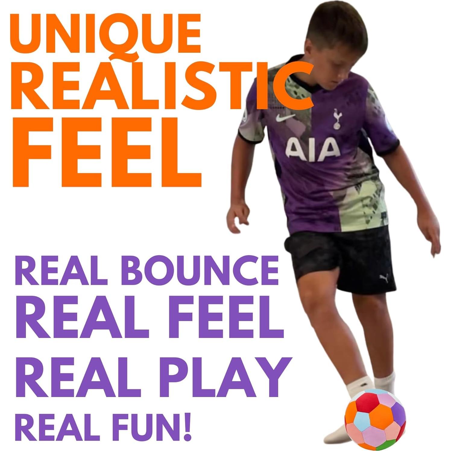 Pelota de Fútbol Suave Safe Sport Gear Tamaño 4 Interior