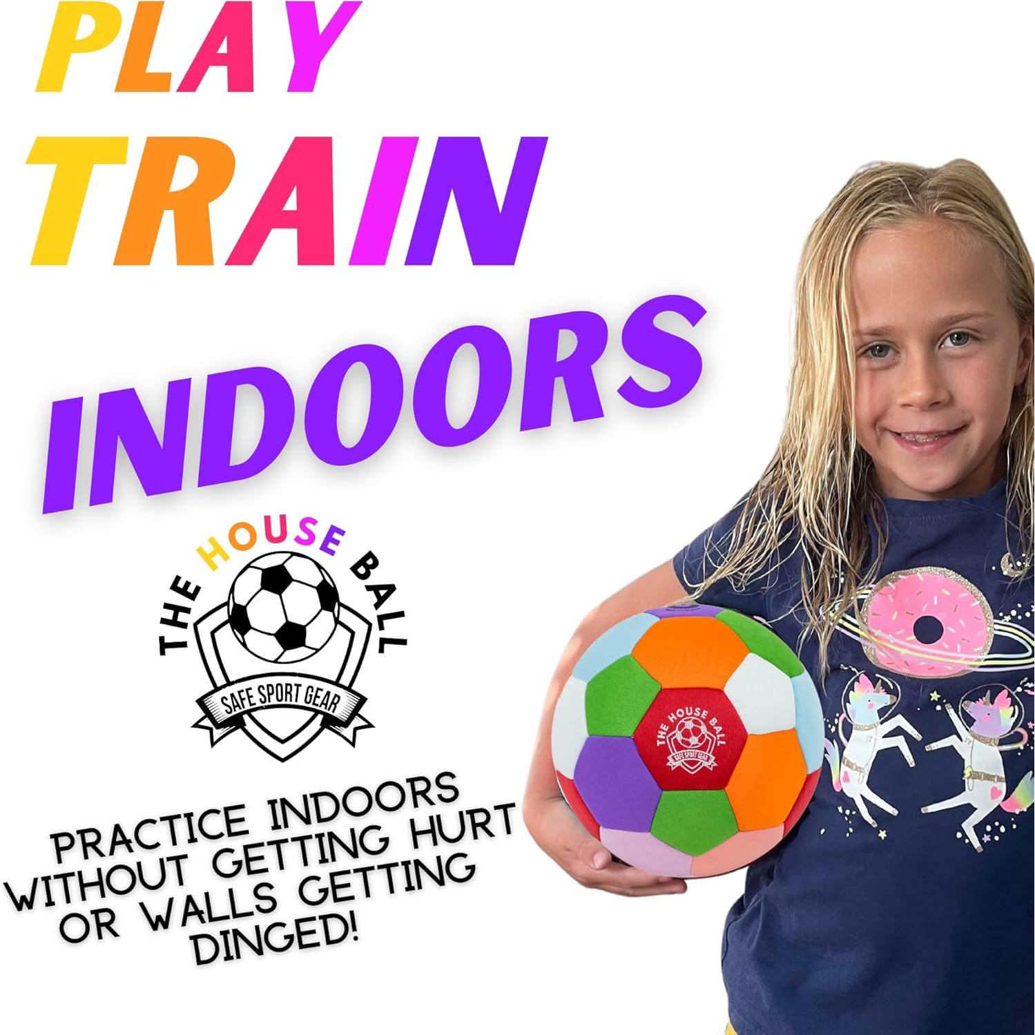 Pelota de Fútbol Suave Safe Sport Gear Tamaño 4 Interior