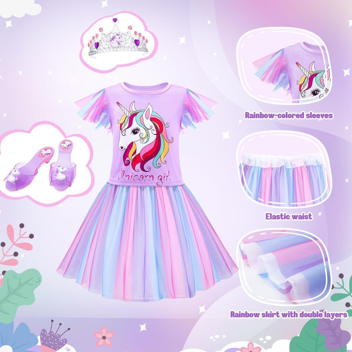 Disfraz de Princesa Meland para Niñas 3-6 Años con Zapatos