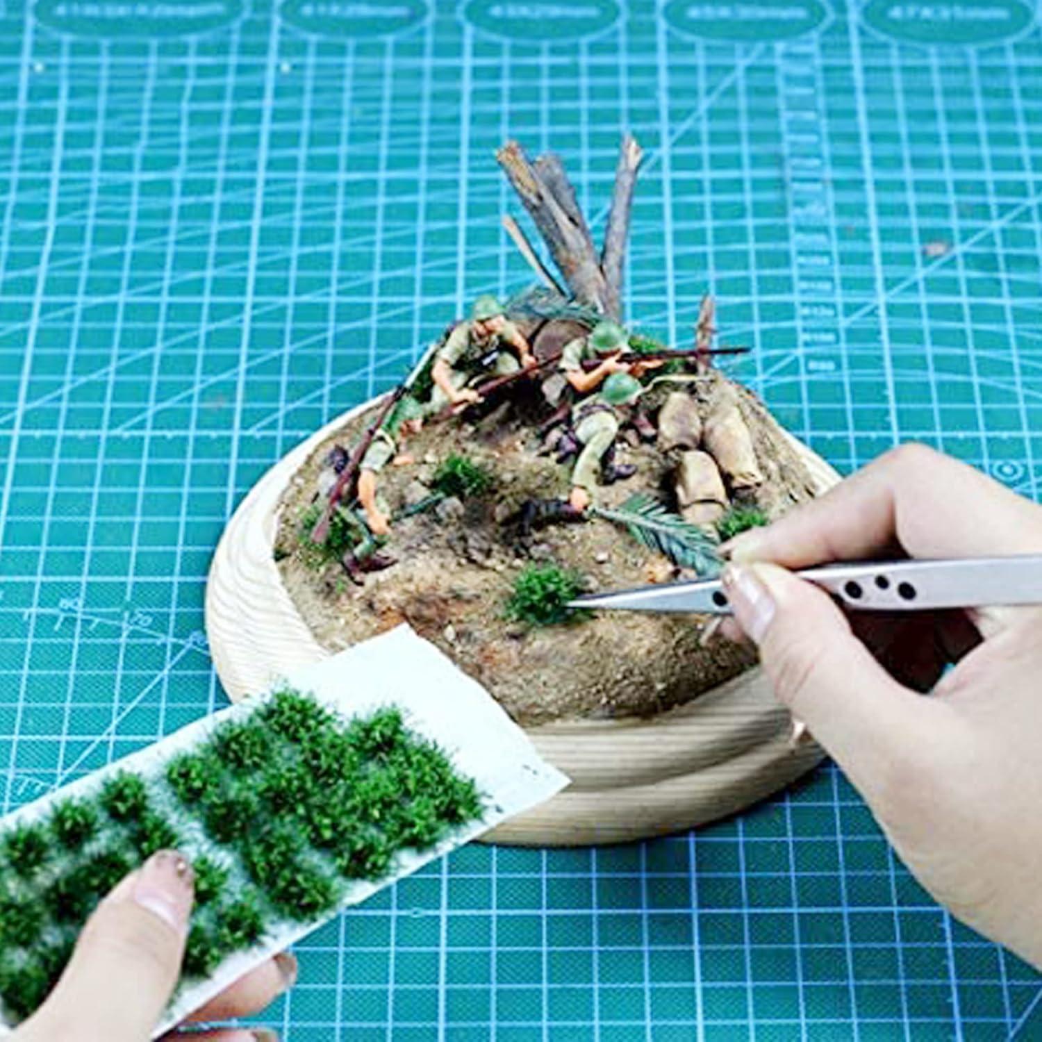 Cayway Kit de Hierba Estática 80 PCS para Diorama y Paisaje