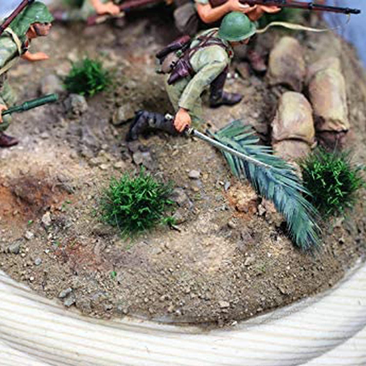 Cayway Kit de Hierba Estática 80 PCS para Diorama y Paisaje