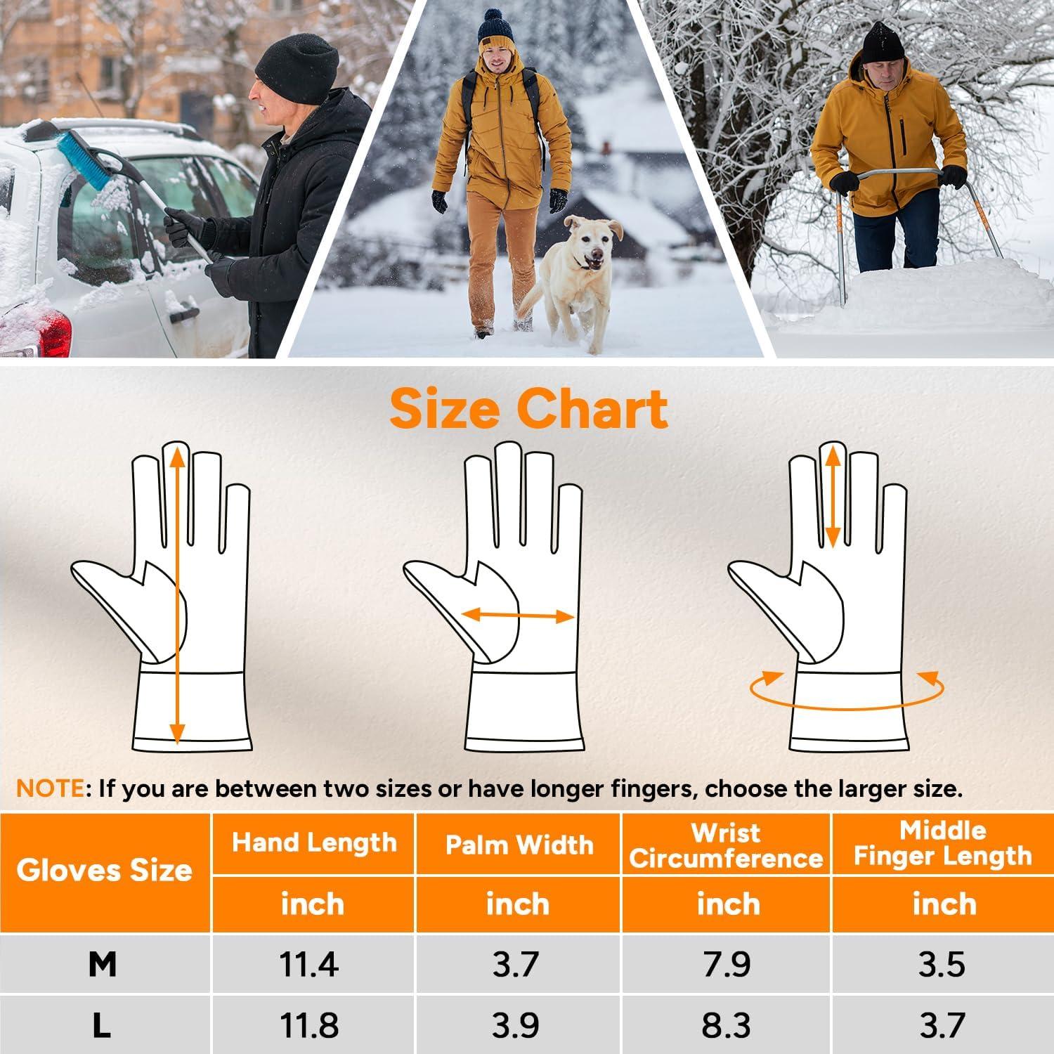 Guantes Calentados DR.PREPARE Unisex Táctiles 3200mAh