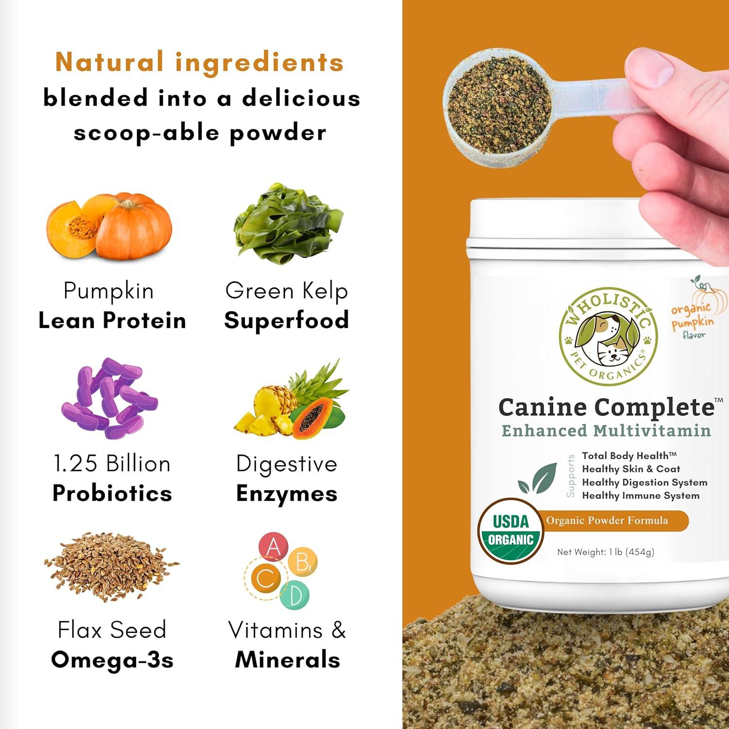 Suplemento Multivitamínico para Perros Wholistic 0.45 kg