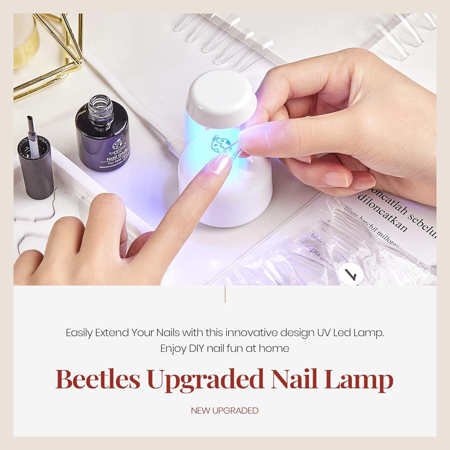 Luz UV LED Beetles Mini para Uñas de Gel 5W Portátil