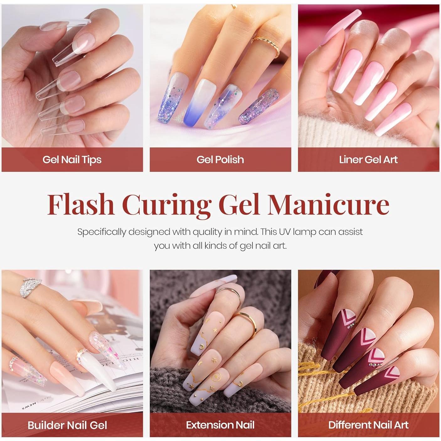 Luz UV LED Beetles Mini para Uñas de Gel 5W Portátil