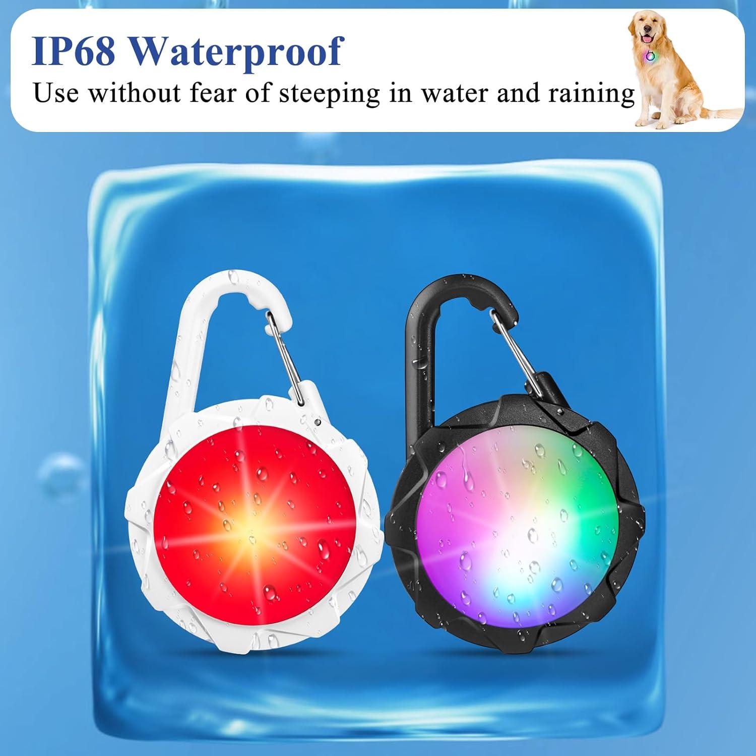 Luces LED para Collares de Perro XIEYOUWXS, Impermeables IP68