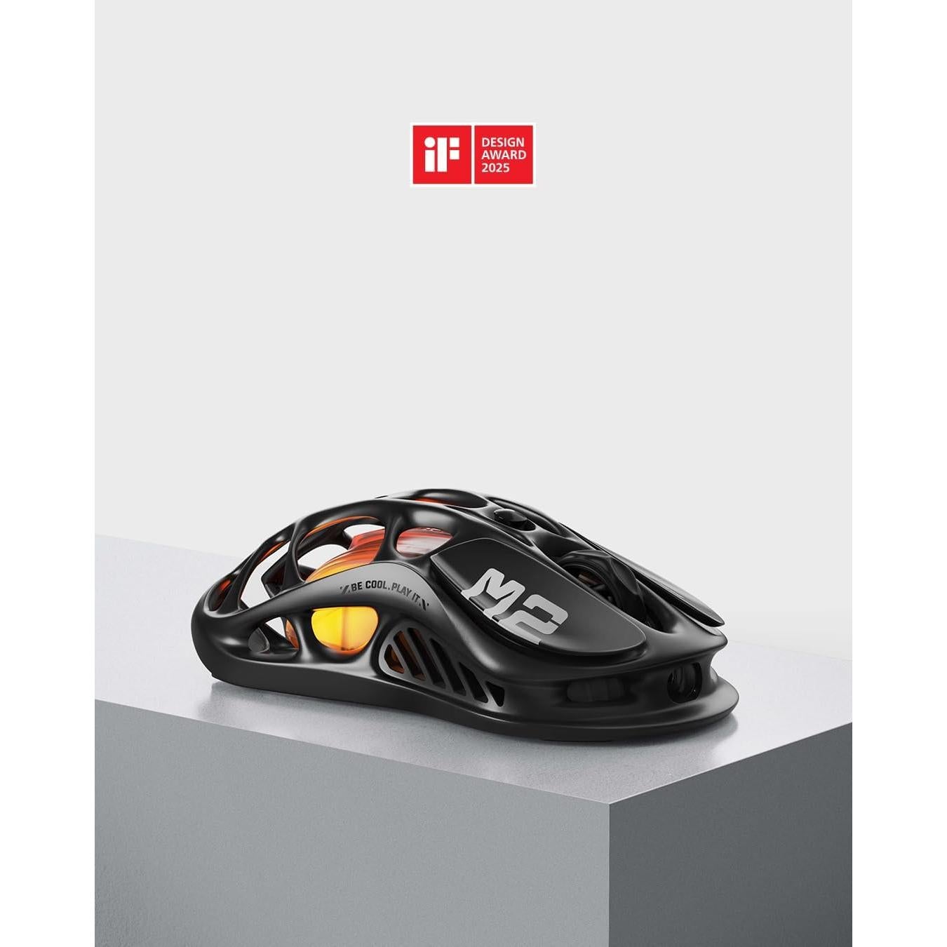 GravaStar Mercury M2 Ratón Inalámbrico 26000 DPI RGB Negro