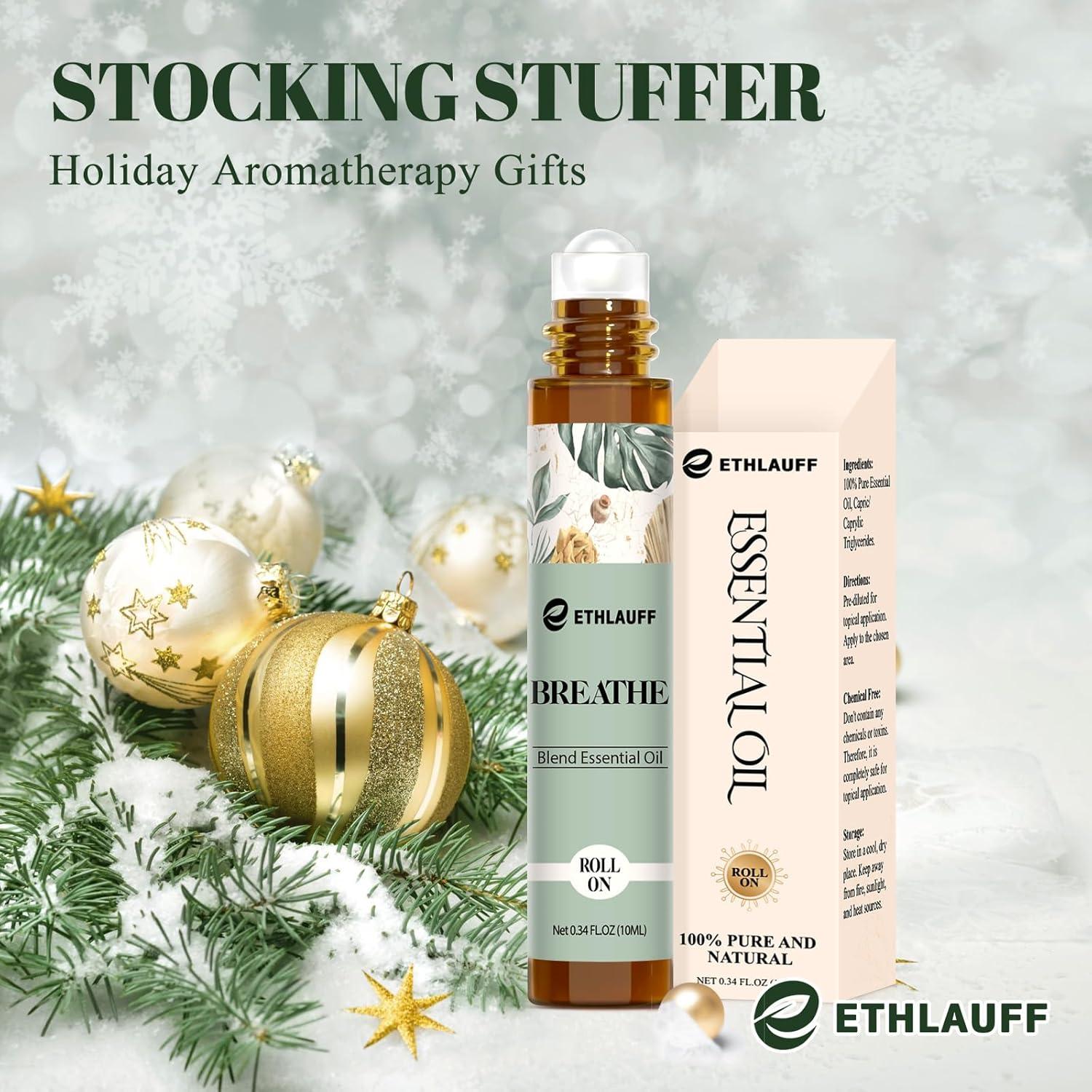 Aceite Esencial Roll-On Breathe Ethlauff 10 ml - Alivio Respiratorio
