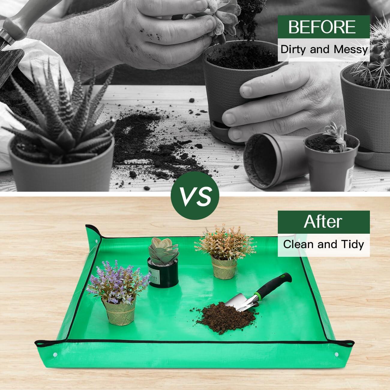 Juego de Herramientas de Jardinería Housolution 8PCS Ergonómico