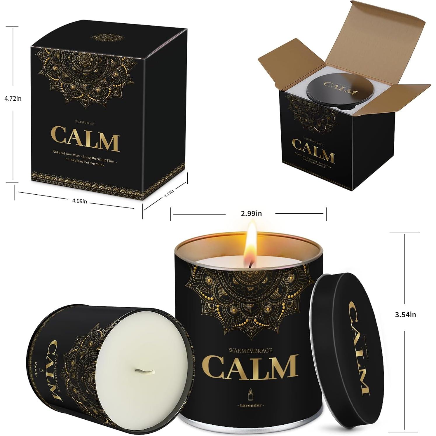 Vela Aromática en Tarro WarmEmbrace Lavanda 255g