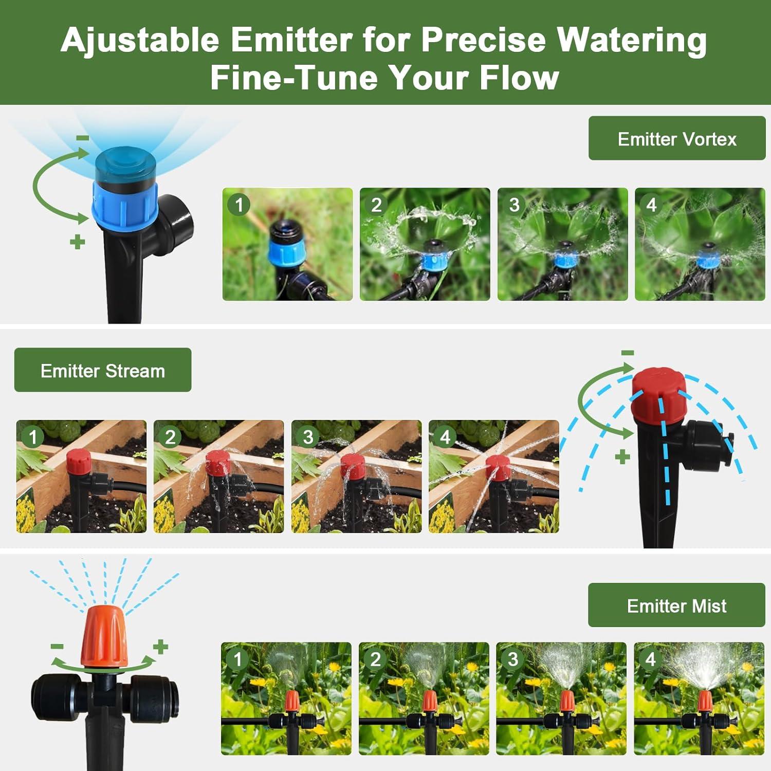 Kit de Riego por Goteo POCKET PANDA 126FT con Accesorios